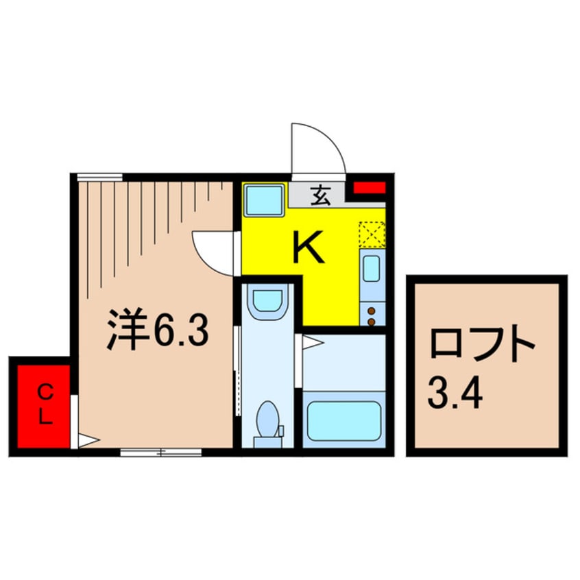 間取図 シトラスハウス金町