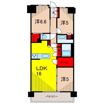 間取図 クラッシィハウス亀有