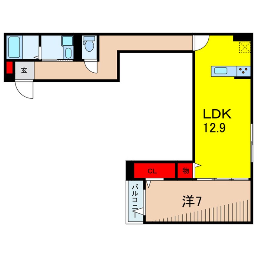 間取図 グラナーデ西加平