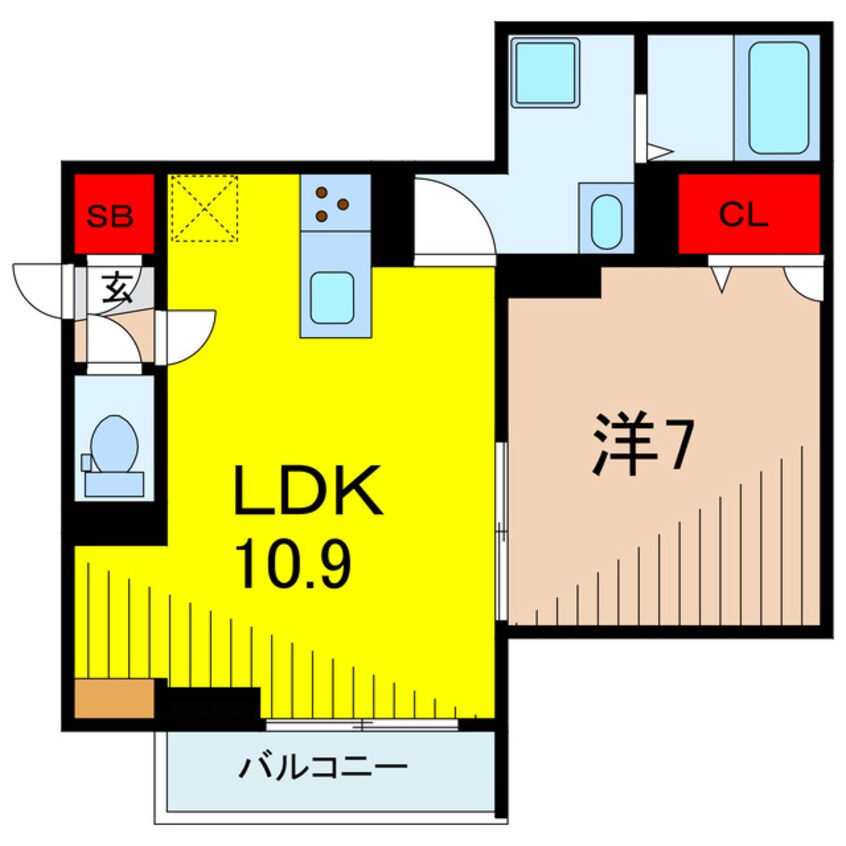 間取図 グラナーデ西加平