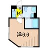 BeR堀切菖蒲園 1Kの間取り