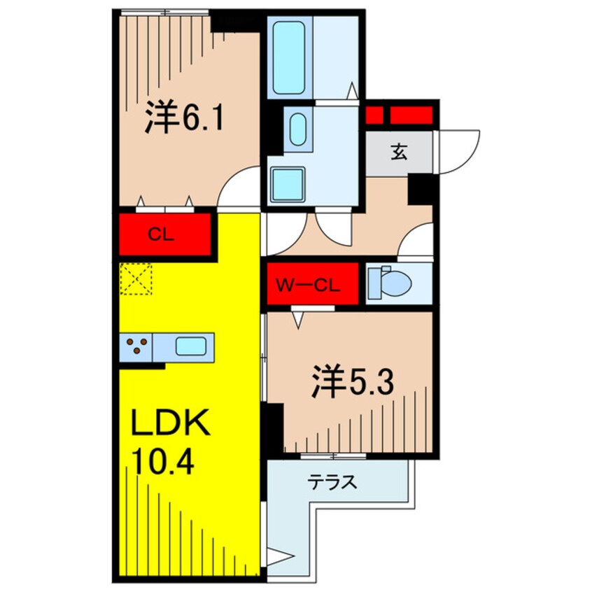 間取図 仮）葛飾区西亀有3丁目PJ