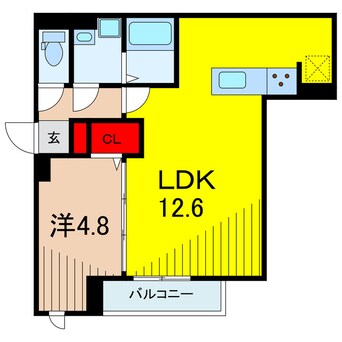 間取図 グラナーデ西亀有