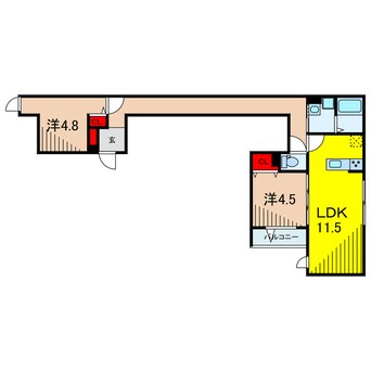 間取図 グラナーデ西亀有