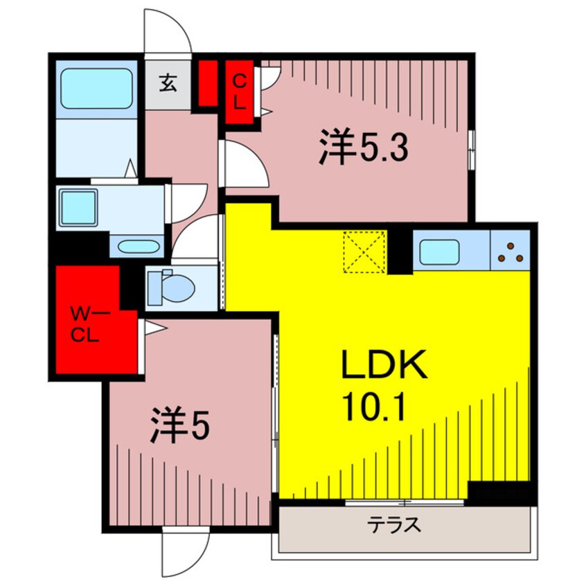 間取図 グラナーデ南花畑