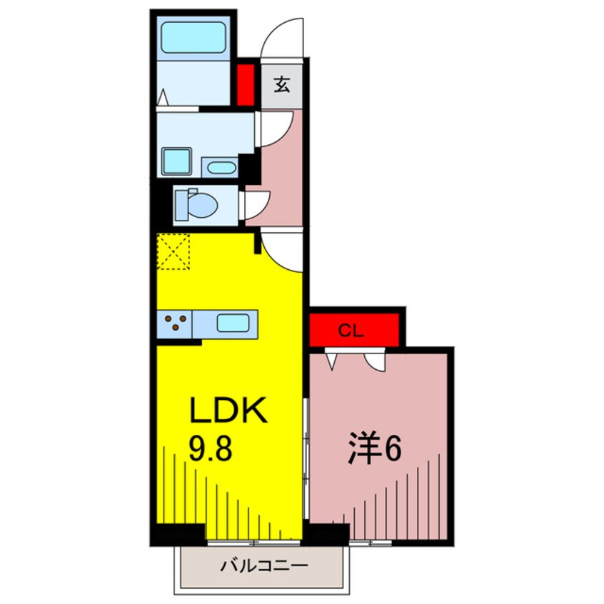 間取図 グラナーデ六町Ⅱ