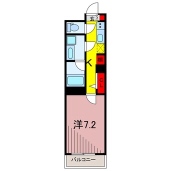 間取図 クレストコート綾瀬