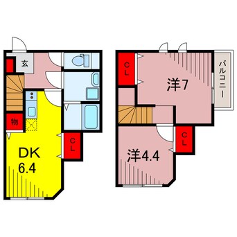 間取図 キャメル五反野