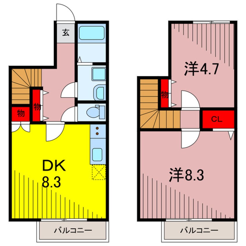 間取図 キャメル五反野