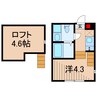 ハーモニーテラス亀有Ⅱ 1Rの間取り