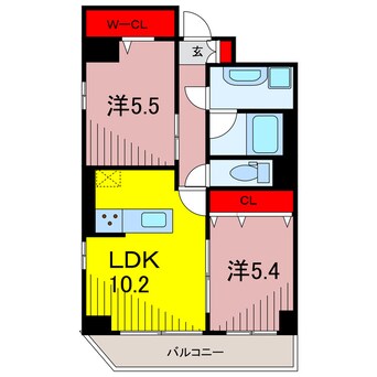 間取図 lunaire六町