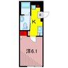 SAIE金町 1Kの間取り