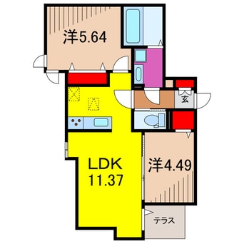間取図 グラナーデ神明