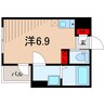 AQ リーフィア堀切 1Rの間取り