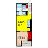 仮称）足立区六町2丁目PJⅡ 1LDKの間取り