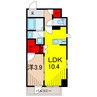 東和ビル本町 1LDKの間取り