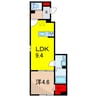 仮称）D-ROOM青井3丁目PJ　A棟 1LDKの間取り