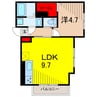 仮称）D-ROOM青井3丁目PJ　A棟 1LDKの間取り
