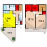 メゾンヴェールNⅡ 2LDK+Sの間取り