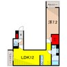 セレスティア亀有 1LDKの間取り