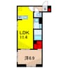 仮称）D-ROOM大谷田3丁目PJ 1LDKの間取り