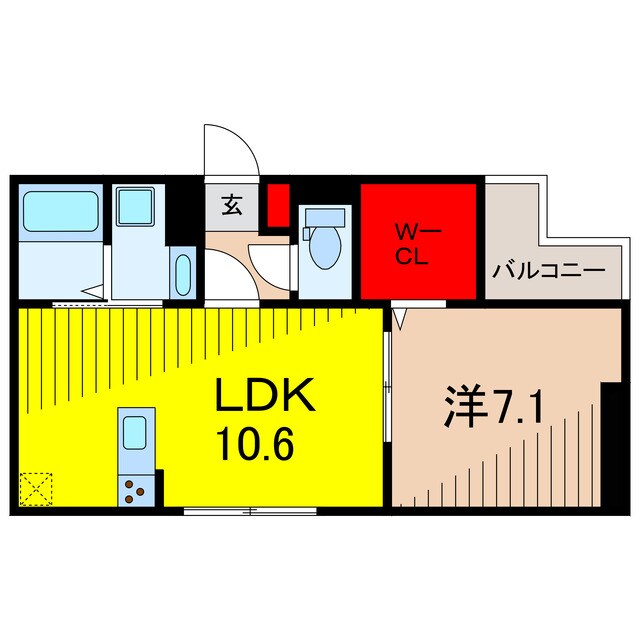 間取り図 セレスティア大谷田Ⅱ