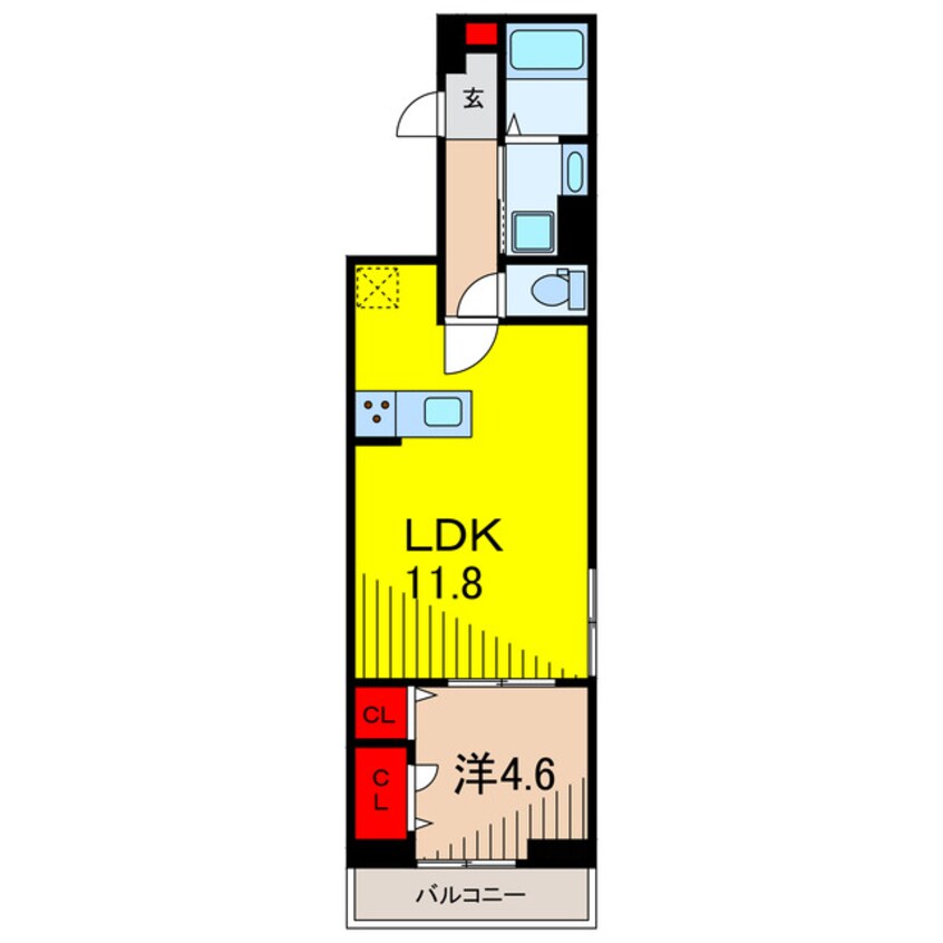 間取図 セレスティア大谷田Ⅱ
