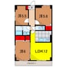 グランドマンション浅井Ⅰ 3LDKの間取り