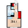 Apartment Yahiro 1Rの間取り