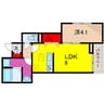 D-room柴又6丁目PJ 1LDKの間取り
