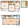 新富町(柏市)戸建貸家 3LDKの間取り