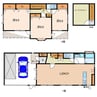 新富町(柏市)戸建貸家 3LDKの間取り