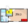 Belle Vie亀有 1Kの間取り