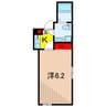 Belle Vie亀有 1Kの間取り