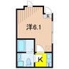 Felicia中川 1Kの間取り