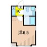 Felicia中川 1Kの間取り