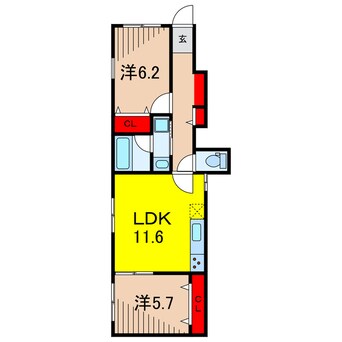 間取図 ヴィヴァンテY