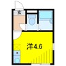 シャンテお花茶屋Ⅱ 1Rの間取り