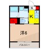 robot home 亀有 1Kの間取り