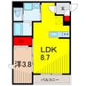 robot home 亀有 1LDKの間取り