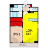 仮称）ラ・クール 1LDK+Sの間取り