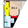 GRAN DEUR東和 1Kの間取り
