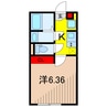カインドネス亀有Ⅱ 1Kの間取り
