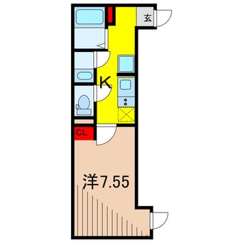 間取図 カインドネス亀有Ⅱ