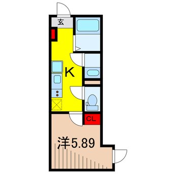 間取図 カインドネス亀有Ⅱ