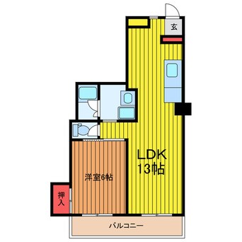 間取図 東武西新井第一サンライトマンション