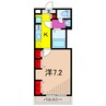 リブリ・エルカーサ亀有 1Kの間取り