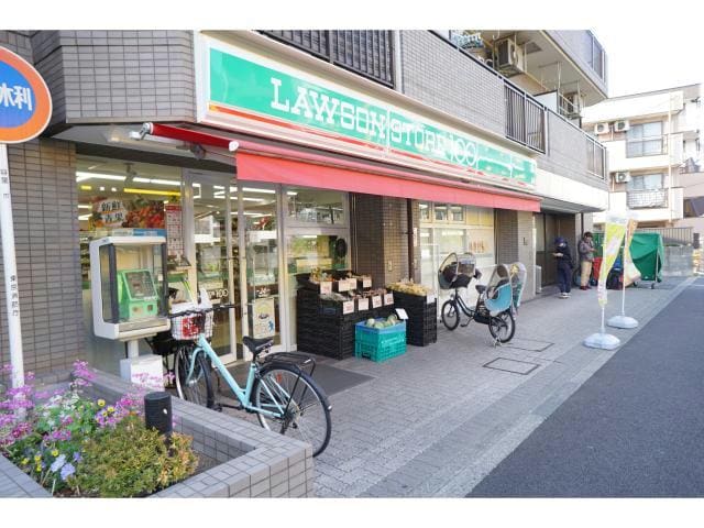 ローソンストア100東堀切店(コンビニ)まで153m 京成本線/お花茶屋駅 徒歩6分 1-2階 築46年
