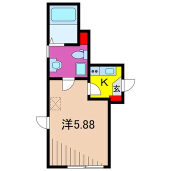 間取図 メゾンド・アヴェニール亀有