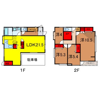 間取図 亀有３丁目戸建て